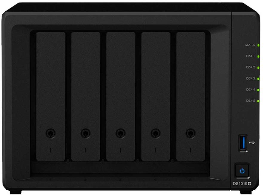 Synology DS1019+ (5 Years Premium Warranty, 20TB)